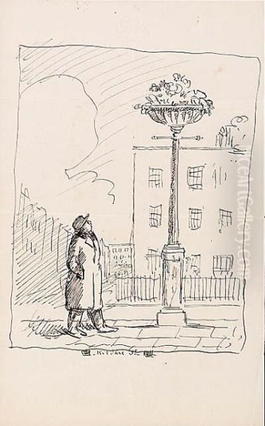 Kildare Street, Dublin, Recto; A Letter To His Wife, Grace,verso. - view 1