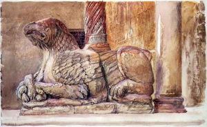 Gryphon, Verona by John Ruskin