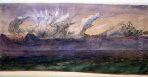 A July Thunder Cloud, Val d'Aosta, 1858