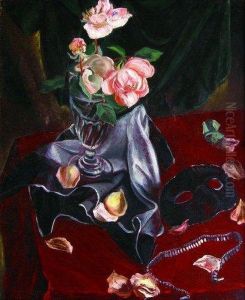 Fleurs. by Manuel Ortiz De Zarate