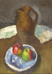 Nature Morte A La Cruche Et Compotier Nature Morte A La Cruche Et Compotier