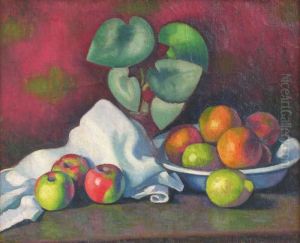 Nature Morte Aux Pommes by Manuel Ortiz De Zarate