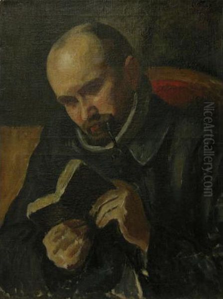 Portrait D'homme Lisant - view 1