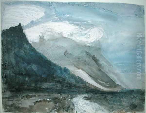 Moonlight, Chamonix, 1866 - view 1