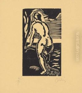 [femme Nue De Dos]. by Manuel Ortiz De Zarate