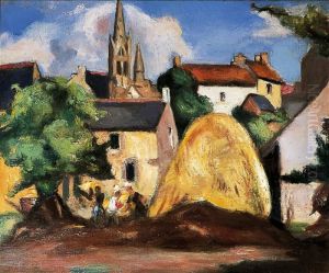 Vilage De Bretagne by Manuel Ortiz De Zarate