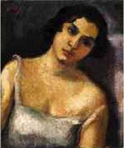 Femme En Buste by Manuel Ortiz De Zarate