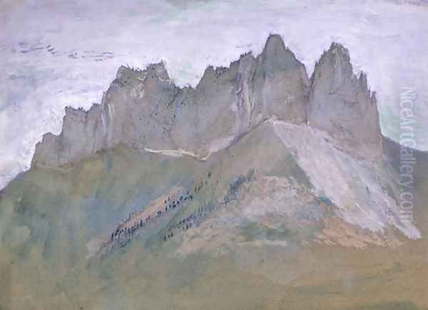 Rochers de Lanfon, Lake Annecy, c.1860 - view 1