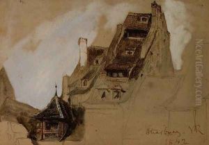 Rooftops, Strasburg, 1842