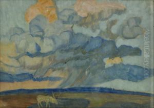 Norrlandskt Sommarlandskap by Helmer Osslund