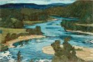 Sommarnatt (adalsliden) by Helmer Osslund