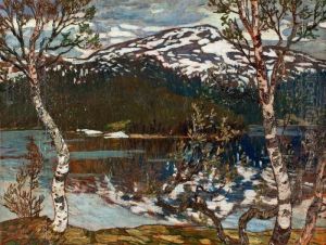 Vardag Vid Rensjon, Are by Helmer Osslund