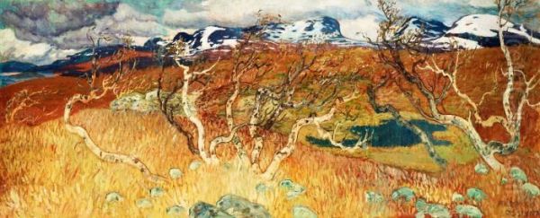 Autumn Landscape From Torne Trask Withlapporten - view 1