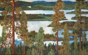 Summer Landscape From Norrland by Helmer Osslund