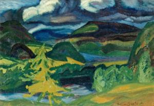 Landskap Angermanland by Helmer Osslund