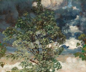 Trad Mot Tagande Skyar by Helmer Osslund