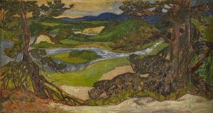 Sommarafton Vid Faxalven