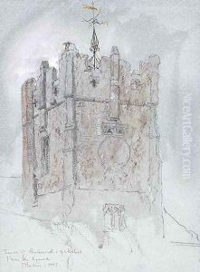 The Tower of Trinity Church, Richmond, 1867 by John Ruskin