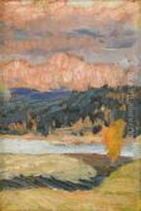 Aftonhimmel - Norrland by Helmer Osslund