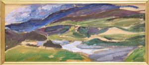 Norrlandskt Alvlandskap by Helmer Osslund