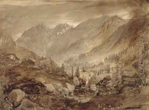 Mountain Landscape, Macugnaga, 1845 Mountain Landscape, Macugnaga, 1845