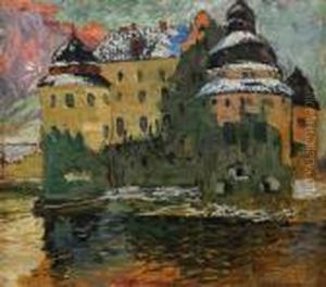 Orebro Slott En Varkvall by Helmer Osslund