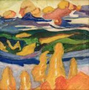 Alvlandskap I Hostskrud by Helmer Osslund