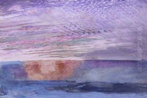 Sunset at Herne Hill through the Smoke of London, 1876 by John Ruskin