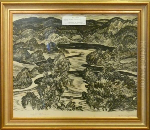 266. Osslund,helmer, Kolteckning, Sign - view 1