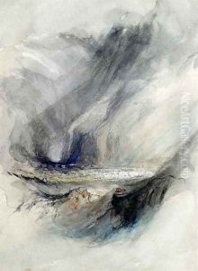 The Gates of the Hills, version of J.M.W. Turners St. Gothard, frontispiece for Vol 4 of Modern Painters by John Ruskin