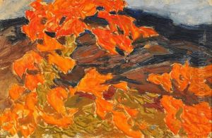 Ronnen Och Fjallet - Motiv Fran Sjofallet by Helmer Osslund