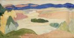 Angermanalven, Vid Solleftea by Helmer Osslund