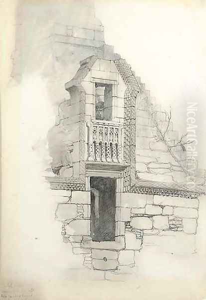 A ruined belfry - view 1