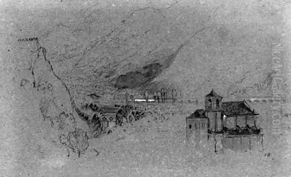 A valley in the Alps - view 1
