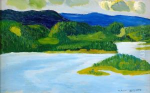 Norrlandskt Sommarlandskap by Helmer Osslund