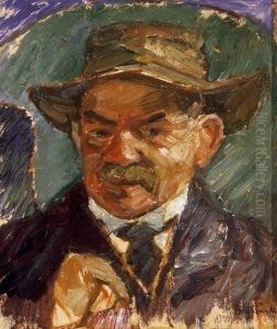 Man In Hat by Helmer Osslund