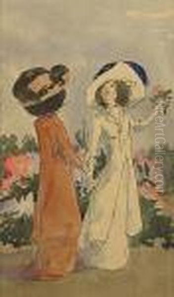 Gesticulerende Deftige Dames - view 1