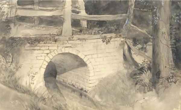 A footbridge, Wallington Hall - view 1