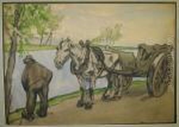 Boer Met Paard En Kar - view 1