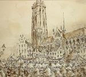 'de Sint-romboutstoren In Mechelen'.