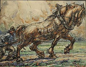 Chevaux Aux Champs