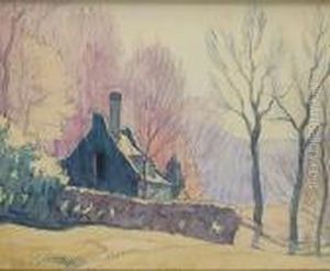 Maison Dans Un Paysage by Alfred Ost
