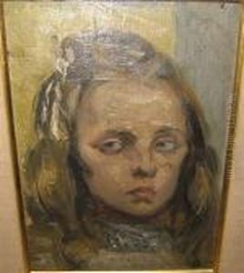 Portrait De Fille by Alfred Ost