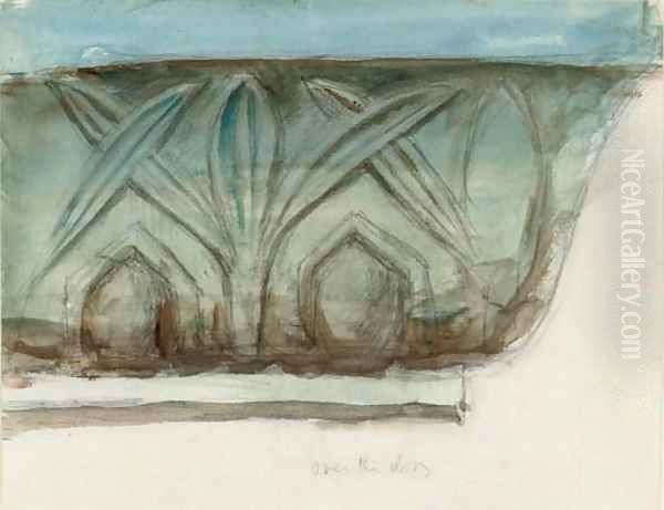 Study of an architrave - view 1