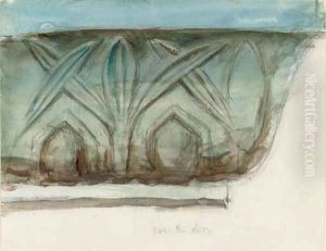 Study of an architrave by John Ruskin