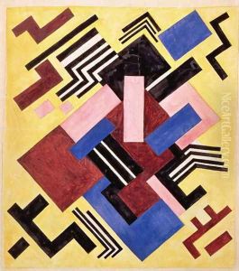Pictorial Construction, 1916 by Olga Rozanova