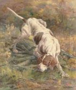 A Pointer On The Scent by Edmund Henry Osthaus