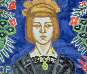 Self Portrait, 1912-15 by Olga Rozanova
