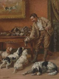 A Huntsman Returning Home With Game by Edmund Henry Osthaus