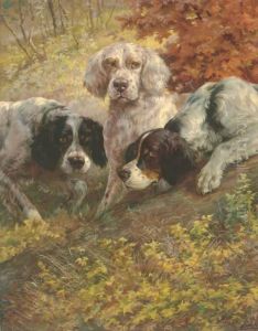 Three Setters by Edmund Henry Osthaus